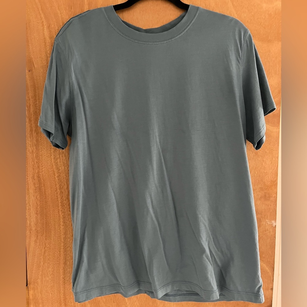 lululemon athletica All Yours Cotton Short Sleeve Tee Shirt Utility Blue